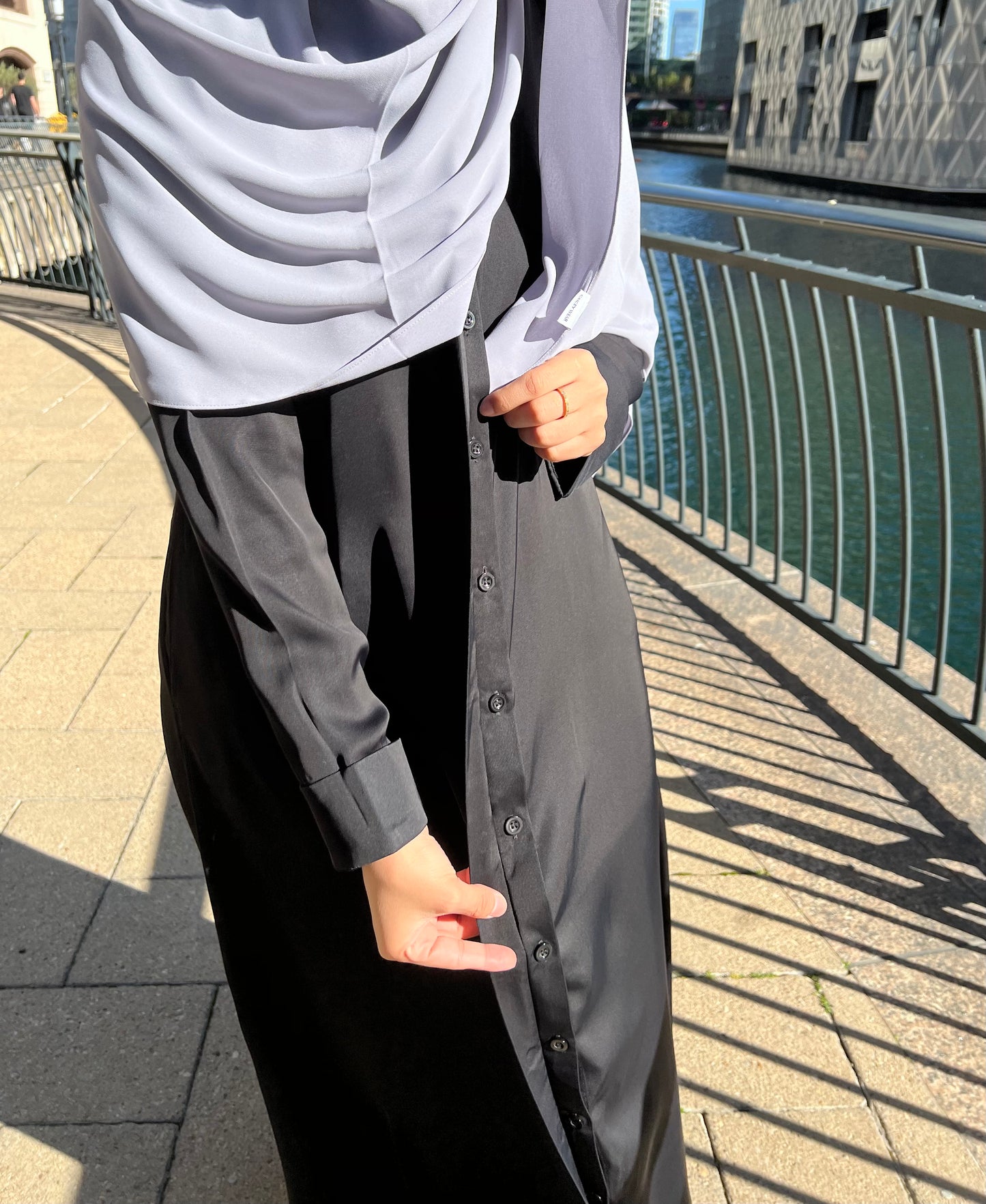 The Classic High Neck Abaya